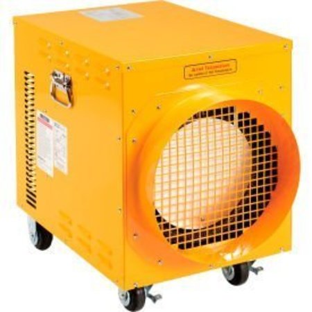GLOBAL EQUIPMENT Global Industrial® Portable Electric Heater W/ Adjustable Thermostat, 208V, 3 Phase, 15000W WFHE-15